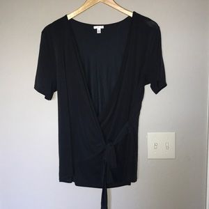 BP. faux wrap top